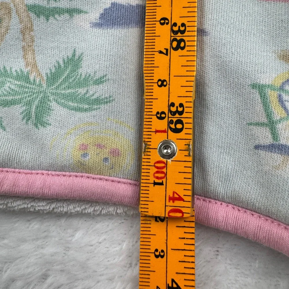 The Beaufort Bonnet Company Bath Towel‎ NS Blue Pink Beach Print Pima